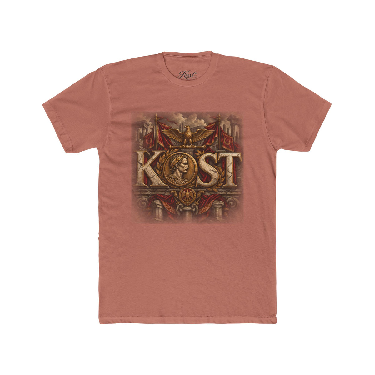 Kost Vintage Crest T‑Shirt — Retro Medieval Logo Tee