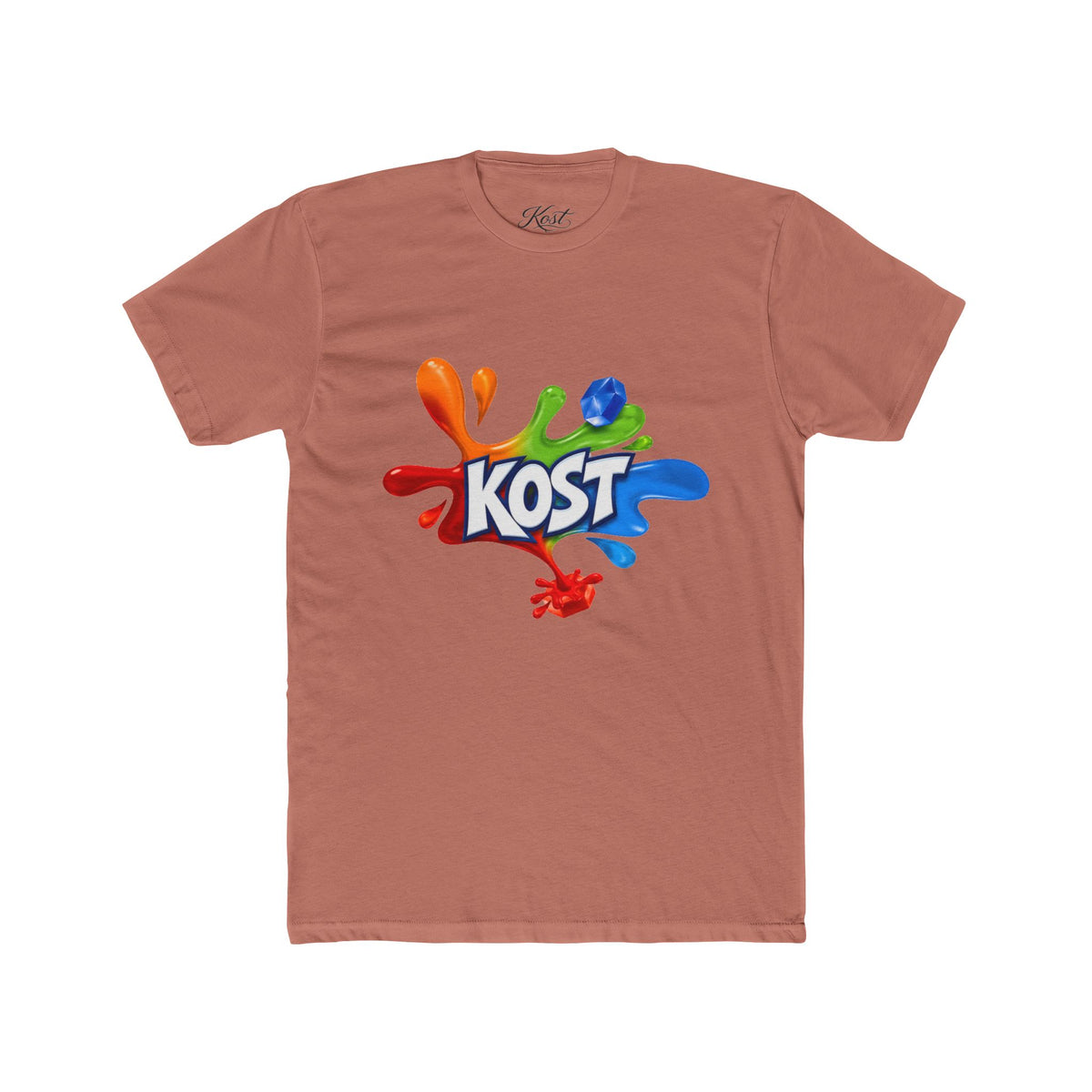 KOST Color Splash Tee — Vibrant Graphic Crewneck