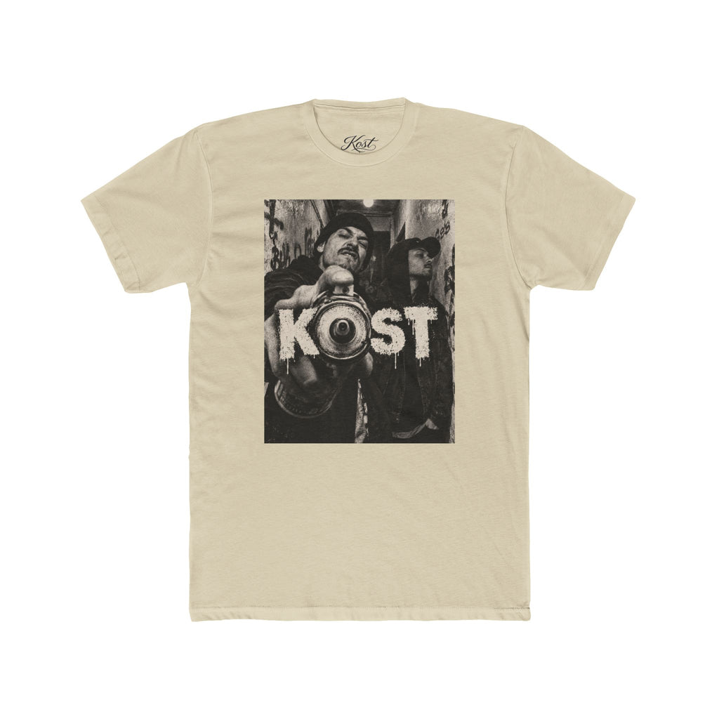 KOST Street Photo Crew Tee — Vintage Megaphone Graphic
