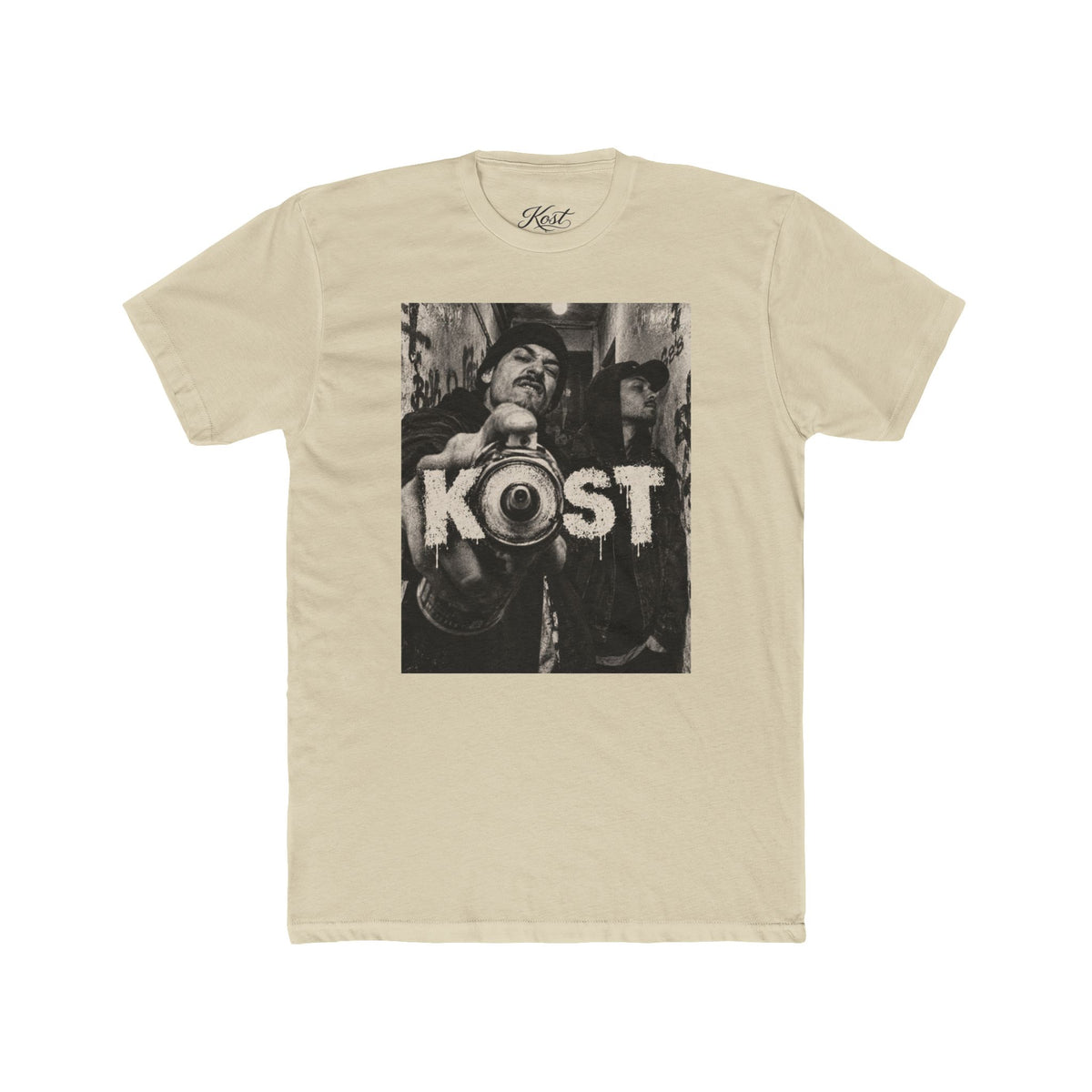 KOST Street Photo Crew Tee — Vintage Megaphone Graphic