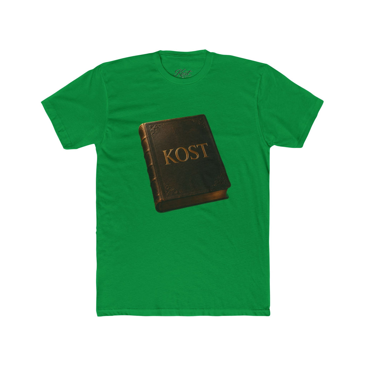 Bible Graphic Tee — 'KOST' Vintage Book Design Cotton T-Shirt