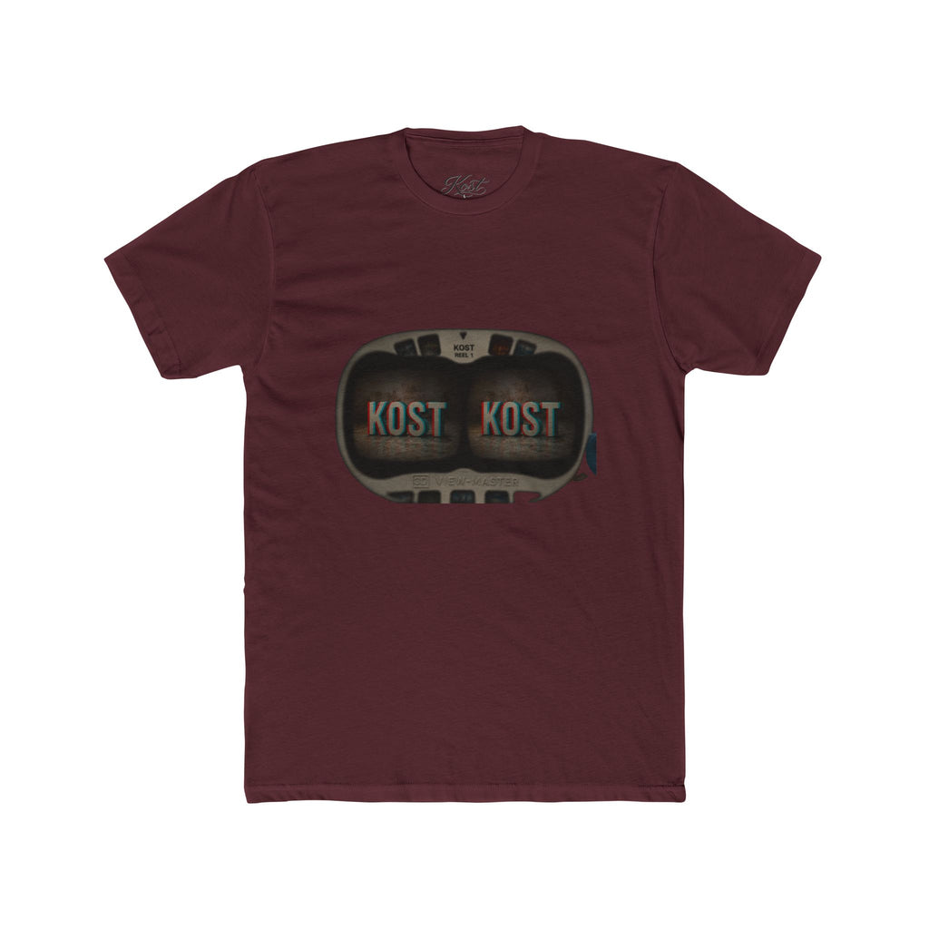 KOST Retro Camera Tee — Vintage Viewfinder Graphic Crew T-Shirt