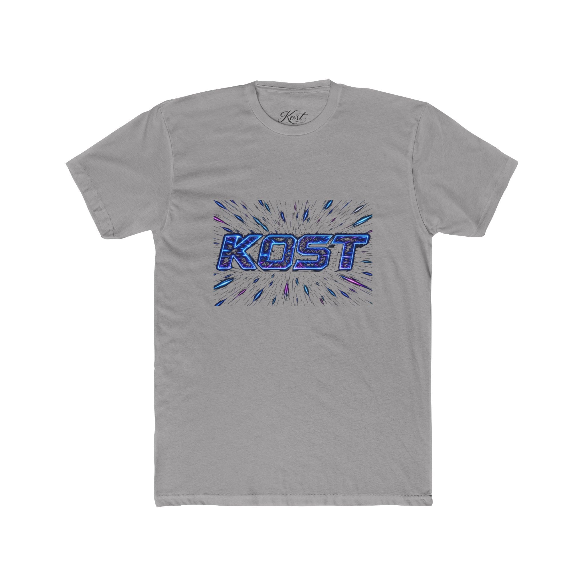 KOST Retro Blast Graphic Tee — Vintage Blue Speed Logo T-Shirt