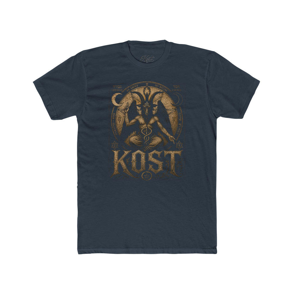Baphomet Graphic Tee — KOST Occult Goat Sigil Shirt