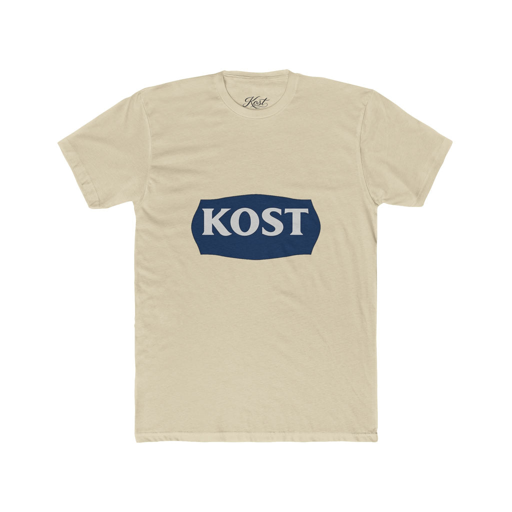 KOST Logo Tee — Vintage Navy Badge Graphic T-Shirt