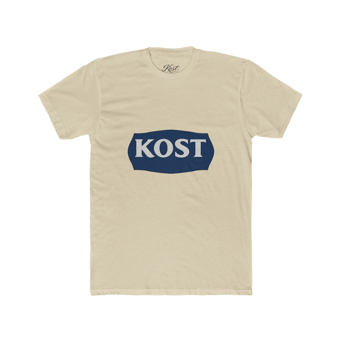 KOST Logo Tee — Vintage Navy Badge Graphic T-Shirt