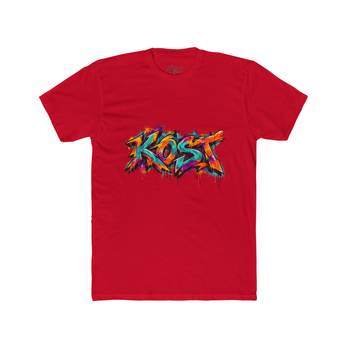 Graffiti 'Kost' Crew T-Shirt — Colorful Street Art Tee