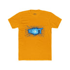 KOST Blue Burst Graphic Tee — Retro Tech Logo T-Shirt
