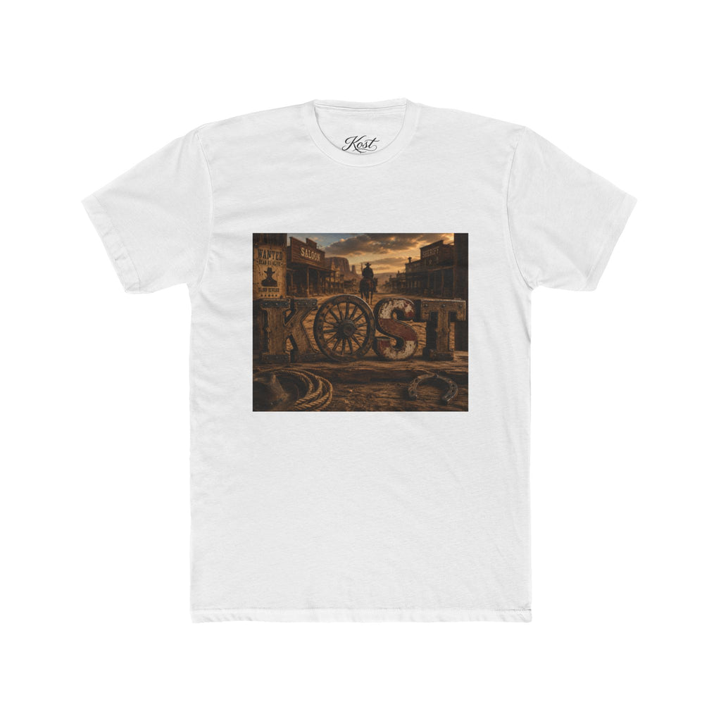Vintage Industrial Steampunk Cityscape Graphic T-Shirt