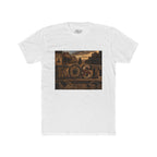 Vintage Industrial Steampunk Cityscape Graphic T-Shirt