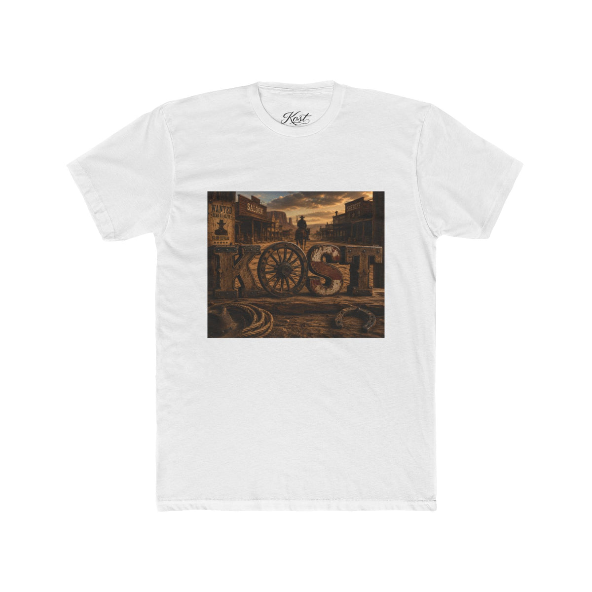 Vintage Industrial Steampunk Cityscape Graphic T-Shirt