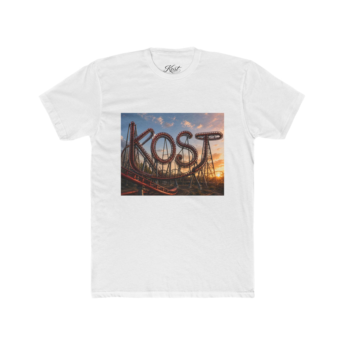 KOST Roller Coaster Graphic Tee — Sunset Amusement Park T-Shirt