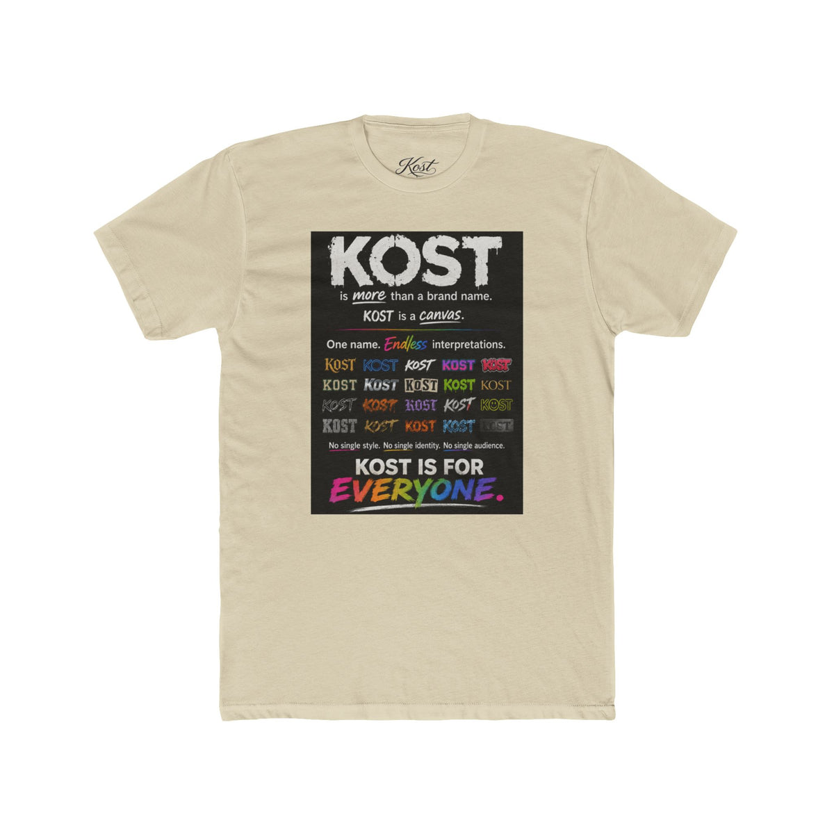 Unisex Cotton Crew Tee