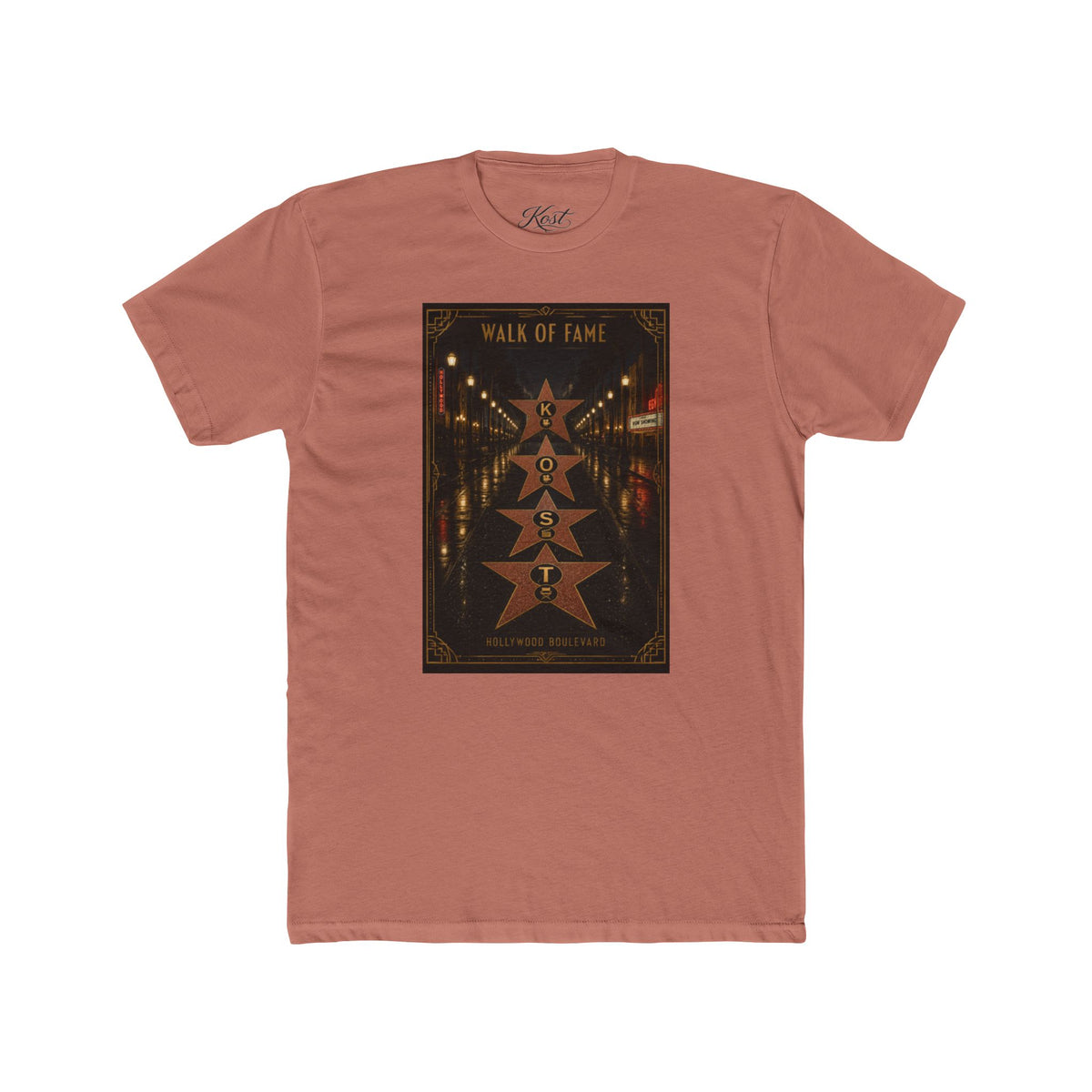 Walk of Fame Graphic Tee – Vintage Hollywood Star Design