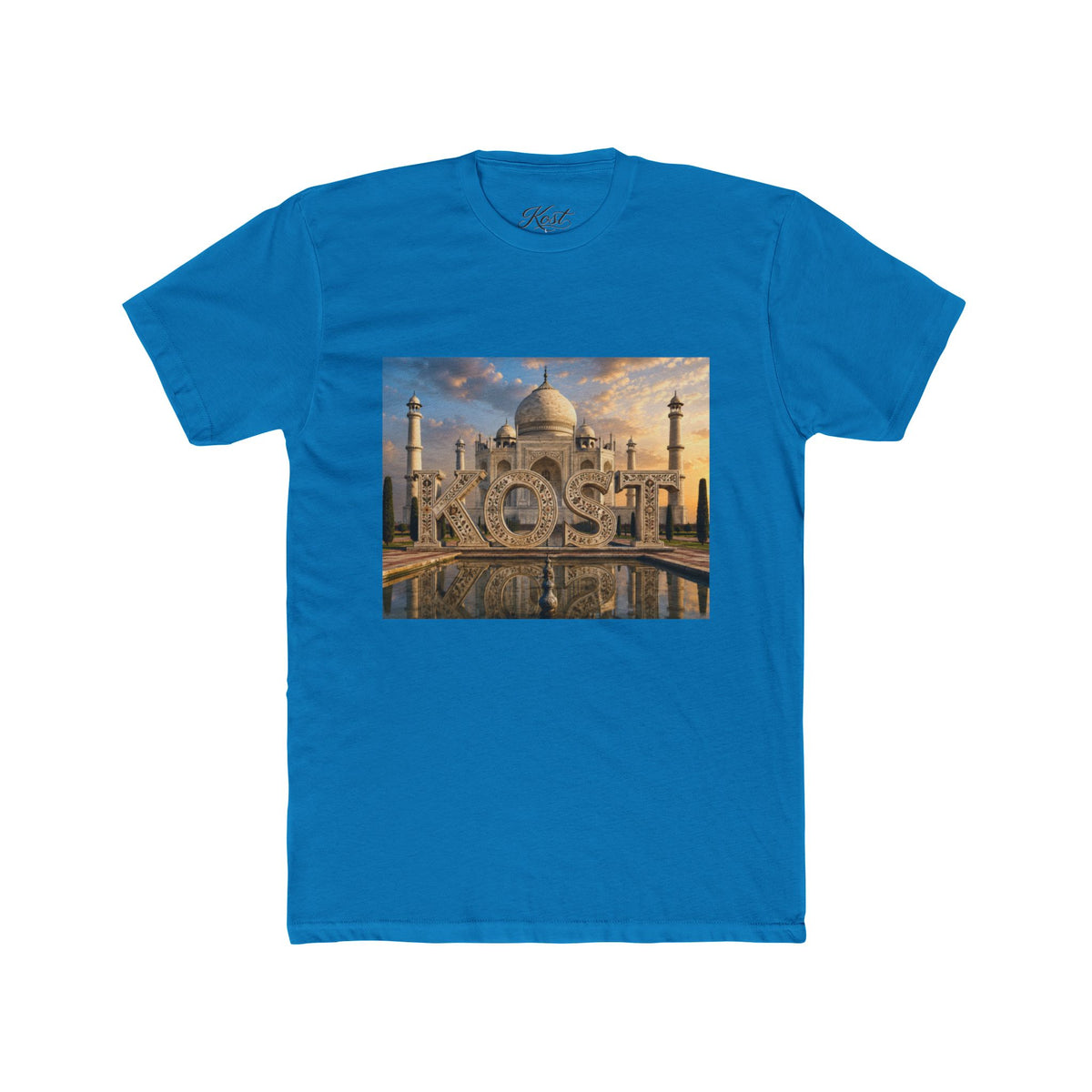Taj Mahal Photo Tee — 'KOST' Scenic Sunset Graphic T-Shirt
