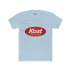 Kost Logo Tee — Vintage Red "Kost" Oval Graphic Cotton T-Shirt