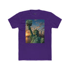 Statue of Liberty Sunset T‑Shirt — NYC Skyline Graphic Tee