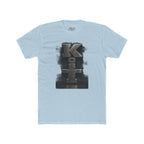 Kosl Vertical Monogram Tee — Bold Industrial Lettering Graphic T‑Shirt