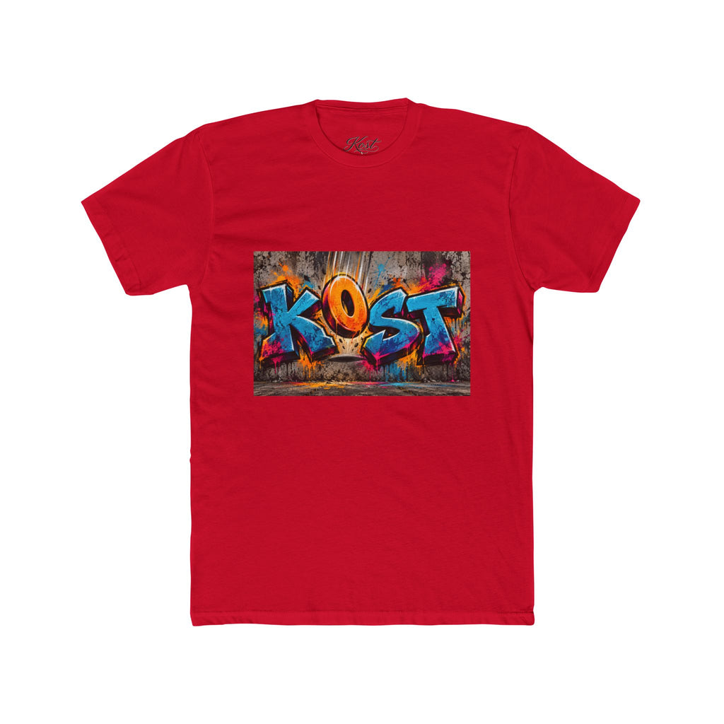 Graffiti 'KOST' Crew Tee — Colorful Urban Street Art T-Shirt