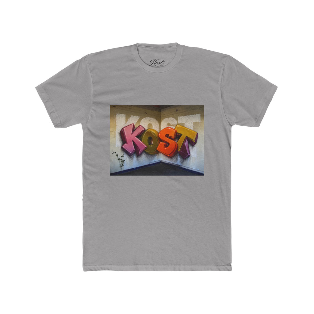 Graffiti "KOST" Street Art T‑Shirt — Bold Urban Lettering Tee