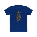 New Jersey KOSO State Outline Tee — Vintage Gold Script Jersey T-Shirt