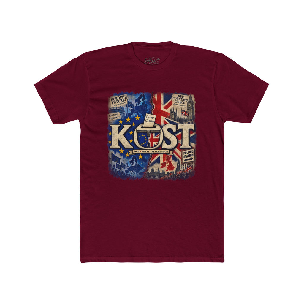 KOST Retro British-Inspired Graphic Tee — Vintage Union Jack Radio Design