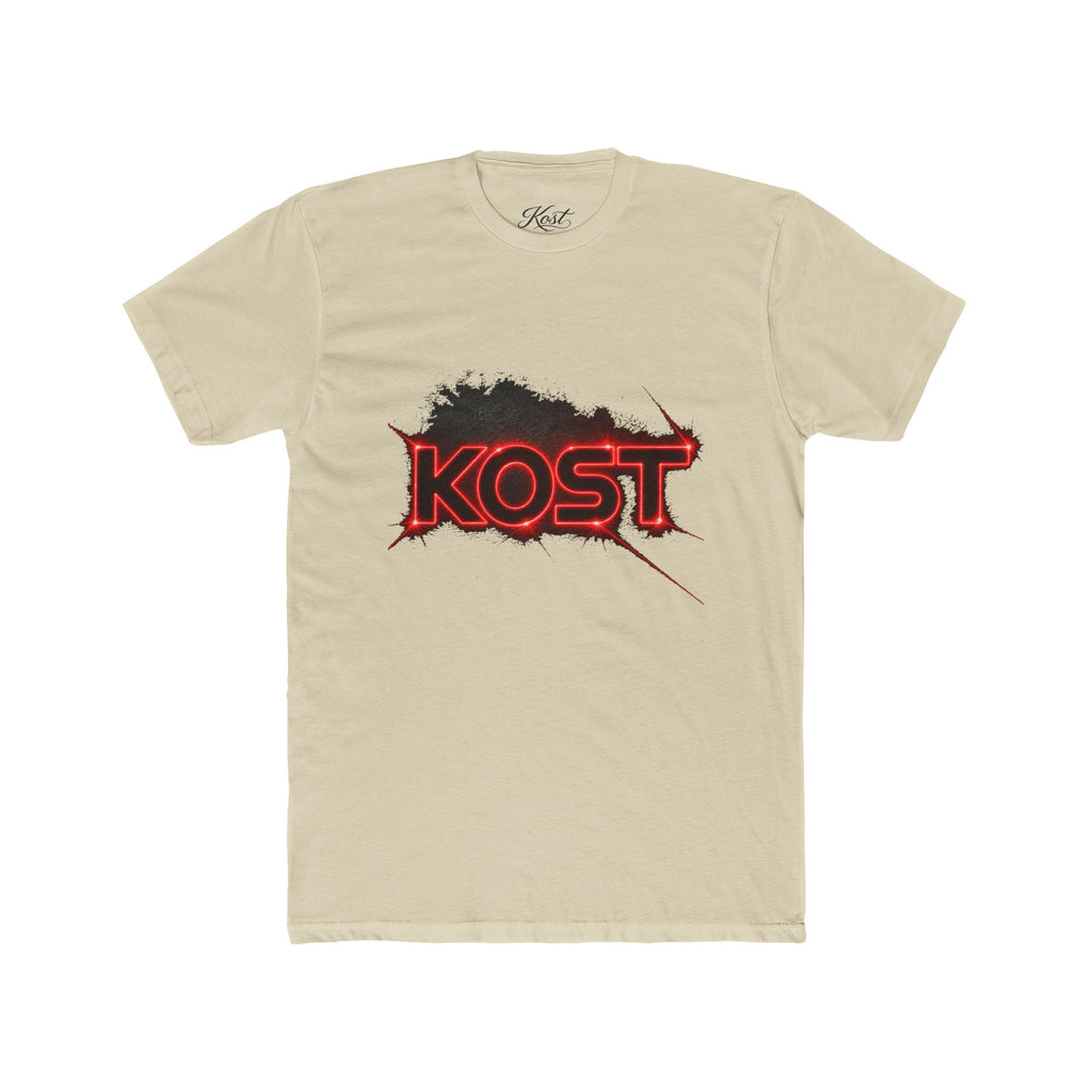 KOST Graphic T-Shirt – Distressed Red Logo Streetwear Tee