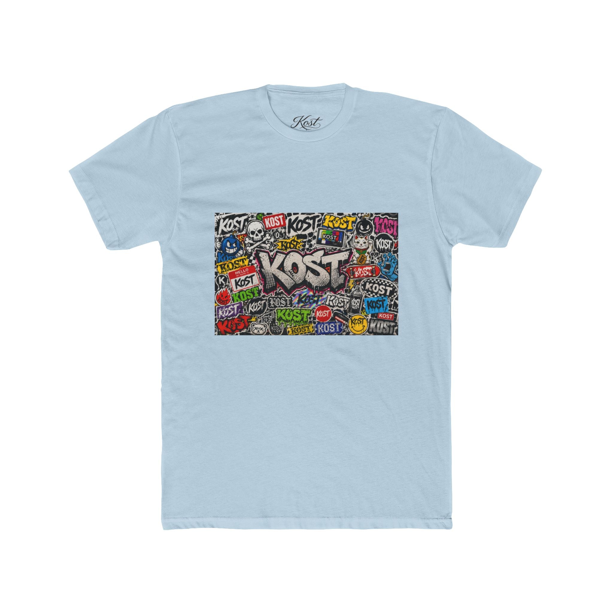 KOST Graffiti Logo Crew T‑Shirt — Urban Streetwear Graphic Tee