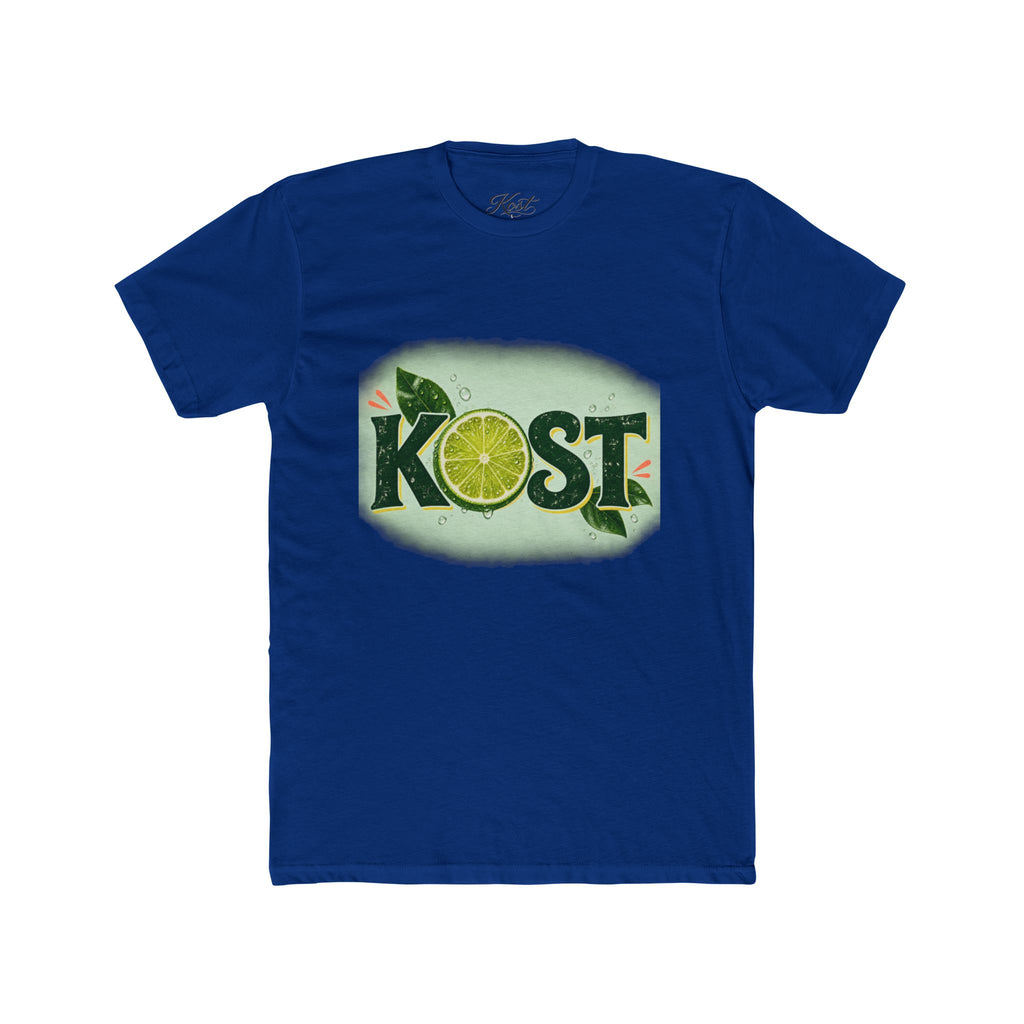 KOST Lime Graphic Cotton T-Shirt