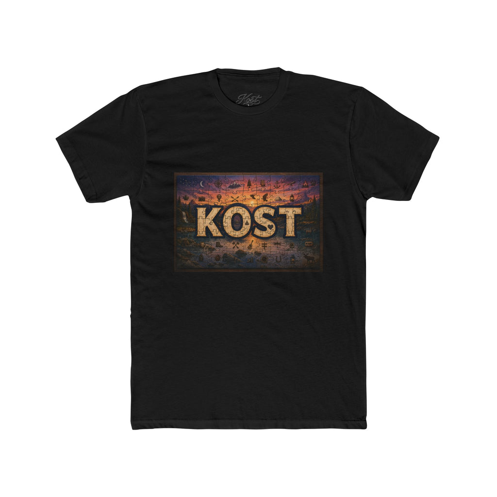 KOST Vintage Metal Sign Tee — Retro Industrial Graphic T‑Shirt