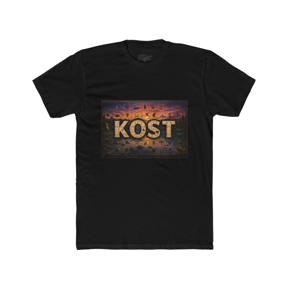 KOST Vintage Metal Sign Tee — Retro Industrial Graphic T‑Shirt