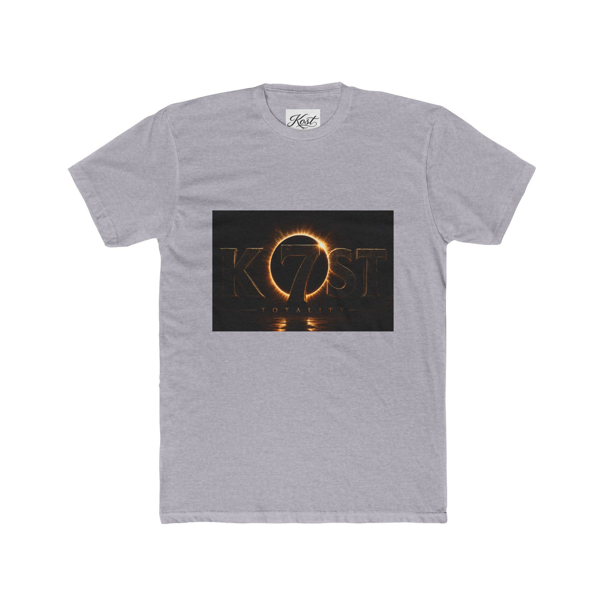 Crew Tee — Fiery Ring Graphic "KOST" Streetwear T-Shirt