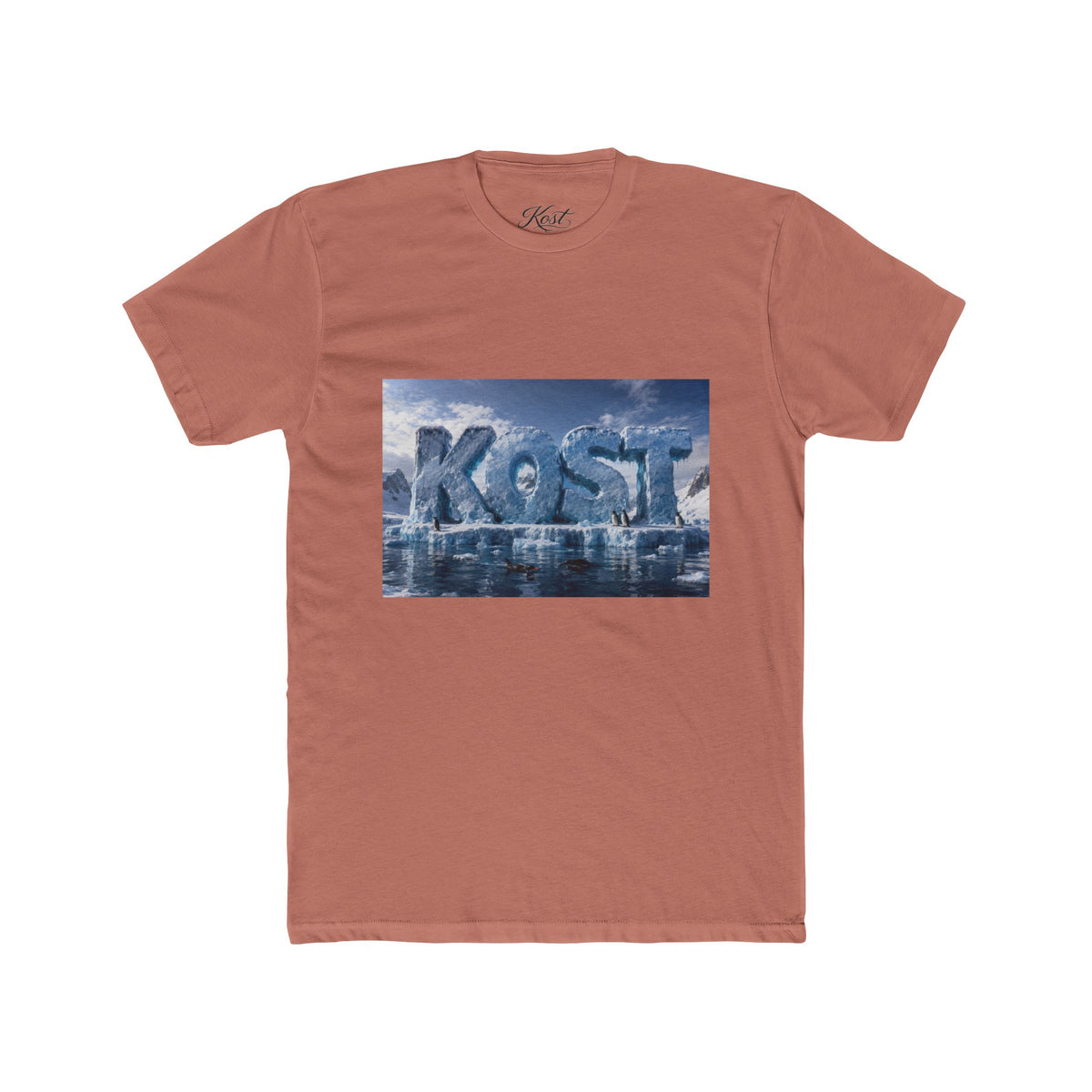 Lost Ice Graphic Tee — "LOST" Arctic Lettering Crewneck