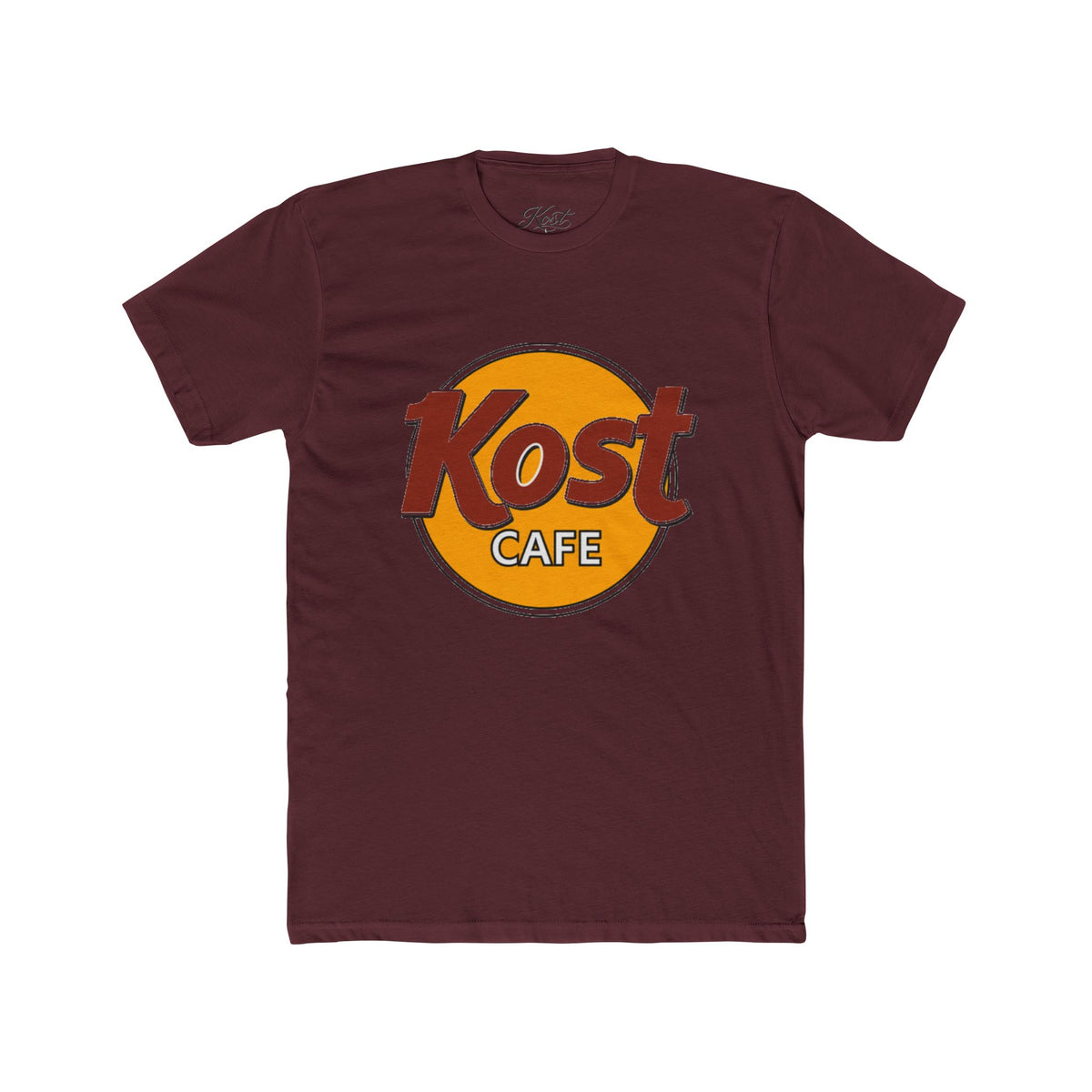 Kost Café Logo Tee — Vintage Retro Coffee Shop T-Shirt