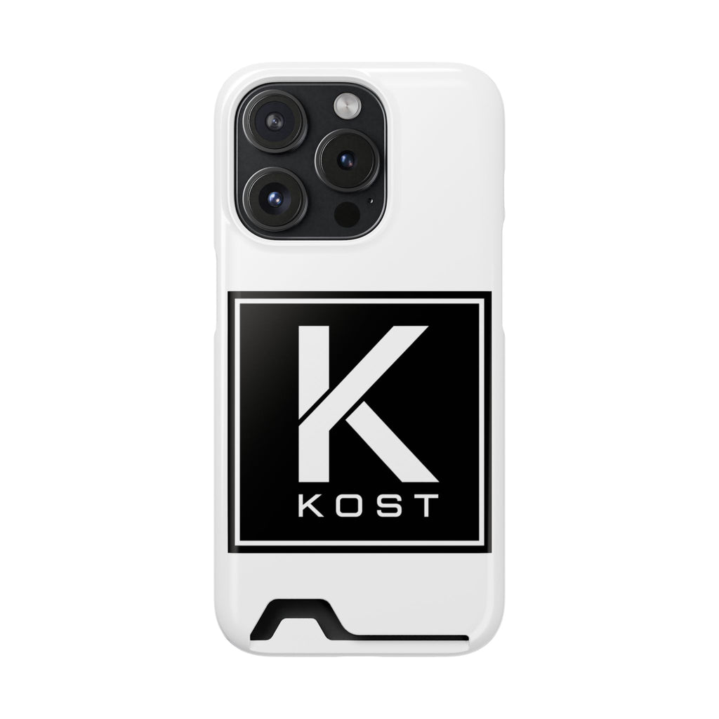 KOST Logo Phone Case with Card Holder
