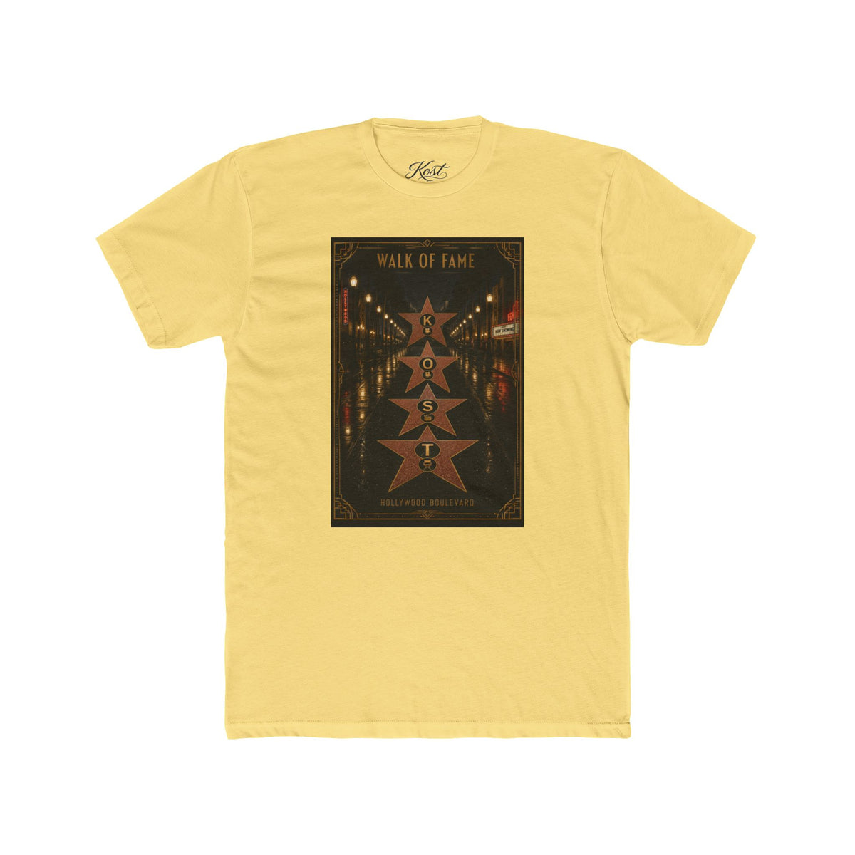 Walk of Fame Graphic Tee – Vintage Hollywood Star Design