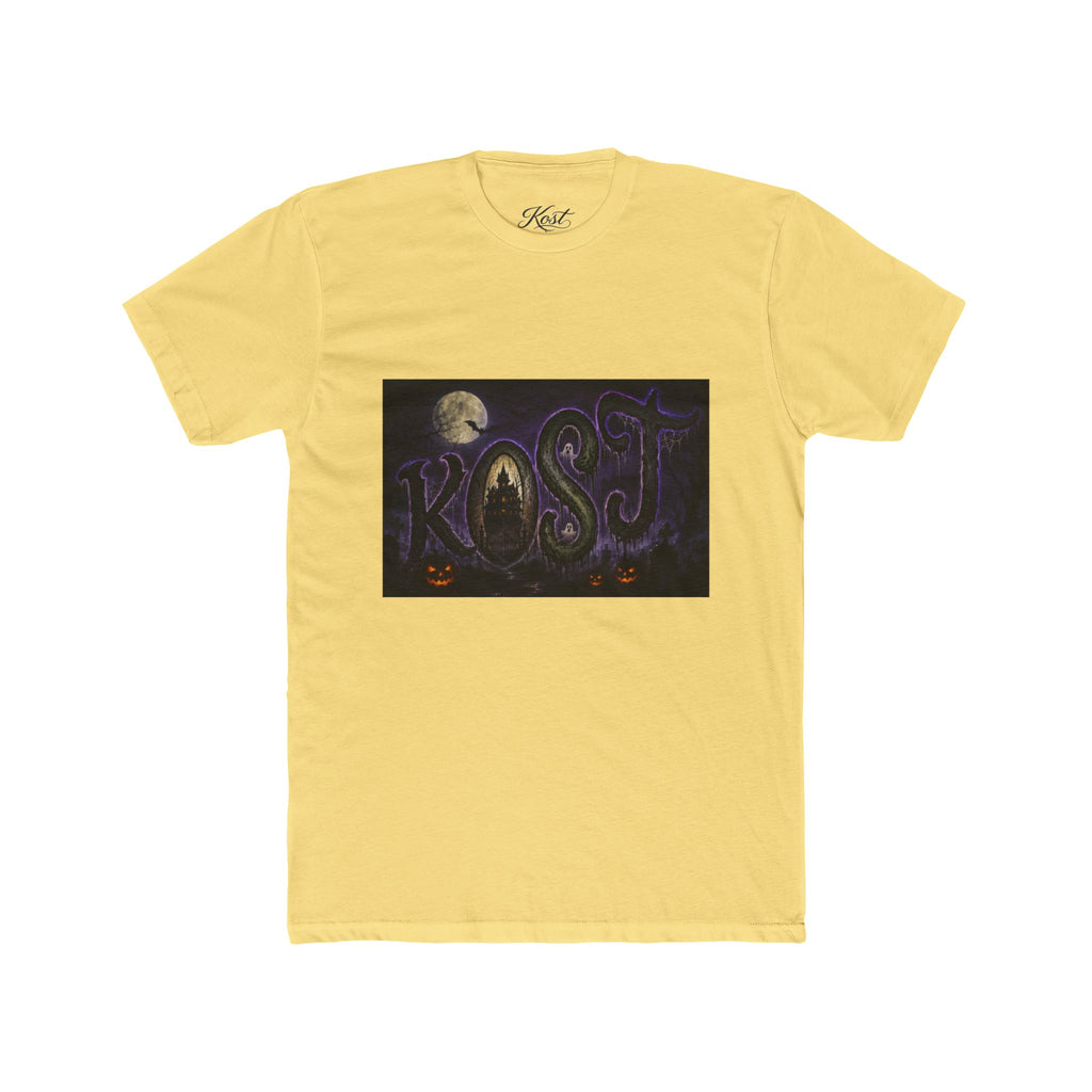 Ghostly 'Frost' Halloween T-Shirt — Spooky Moonlit Typography Tee