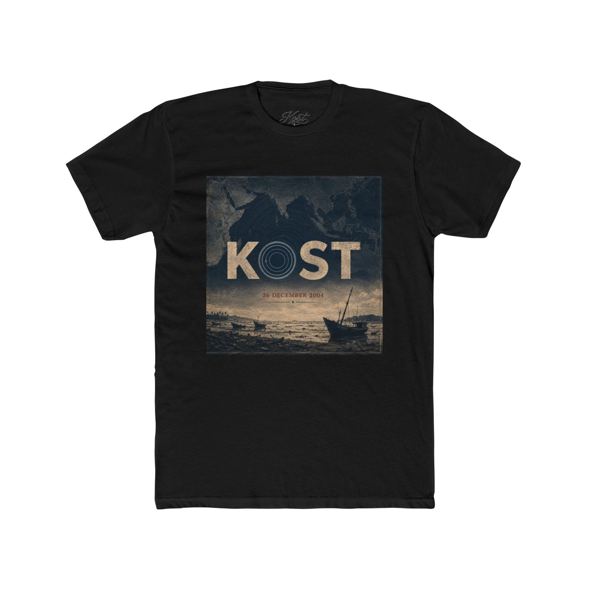 Kost Vintage Coastal Tee – Nautical Sunset Graphic T-Shirt
