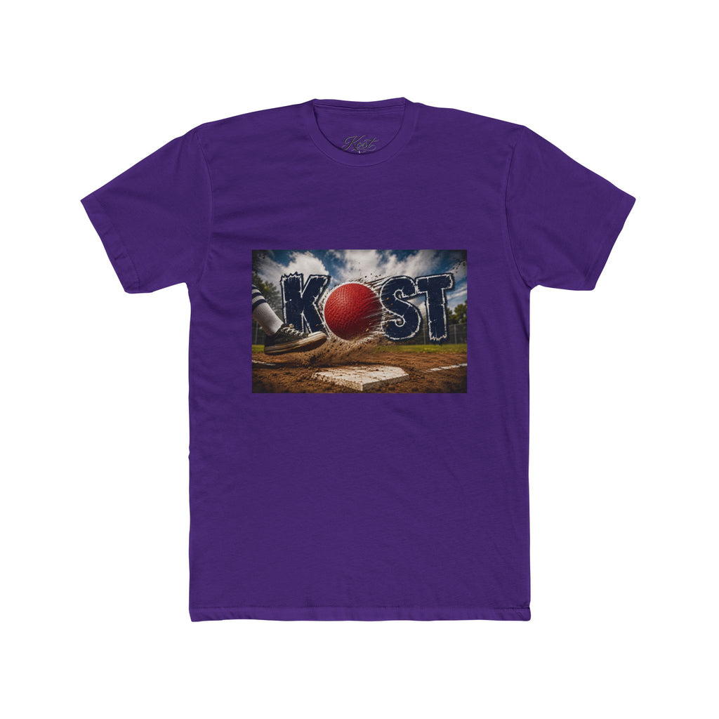 Baseball Field Graphic Tee — 'KOST' with Red Ball