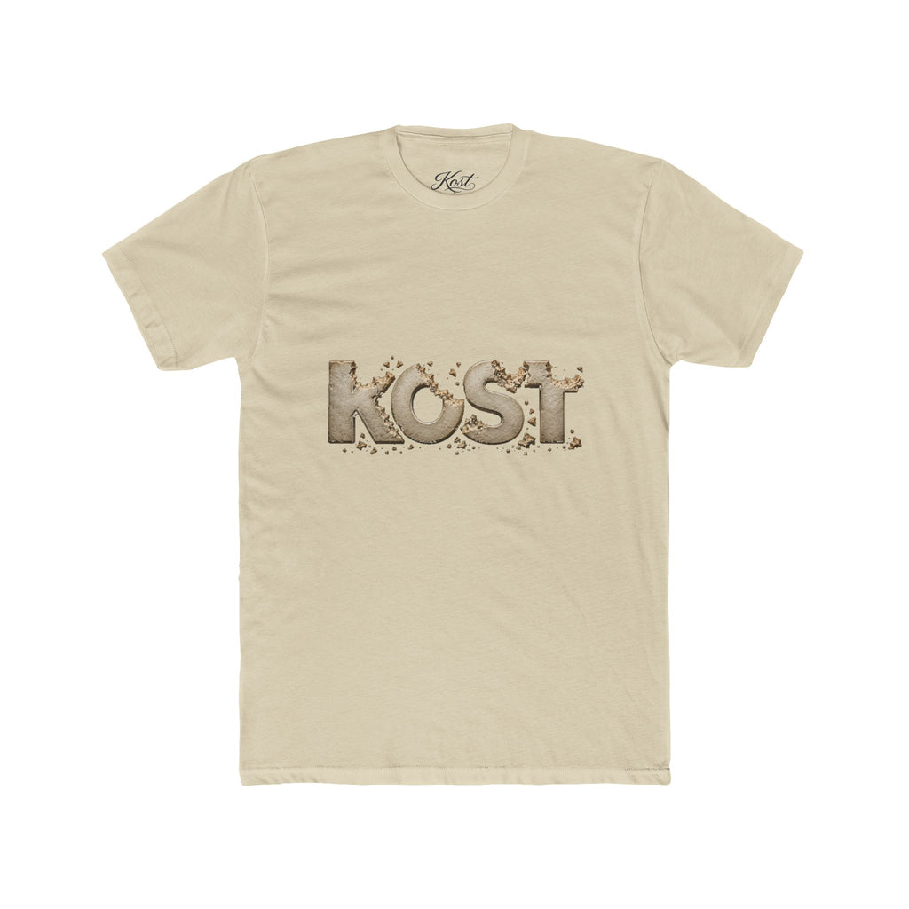 KOST Logo Tee — Distressed Vintage Lettering Cotton T-Shirt