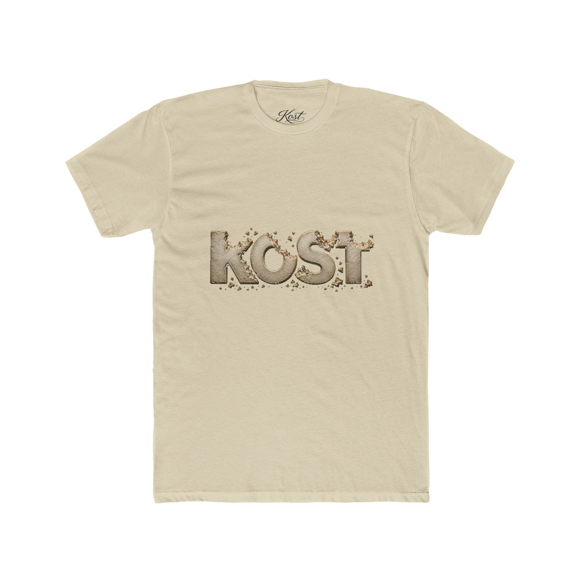 KOST Logo Tee — Distressed Vintage Lettering Cotton T-Shirt