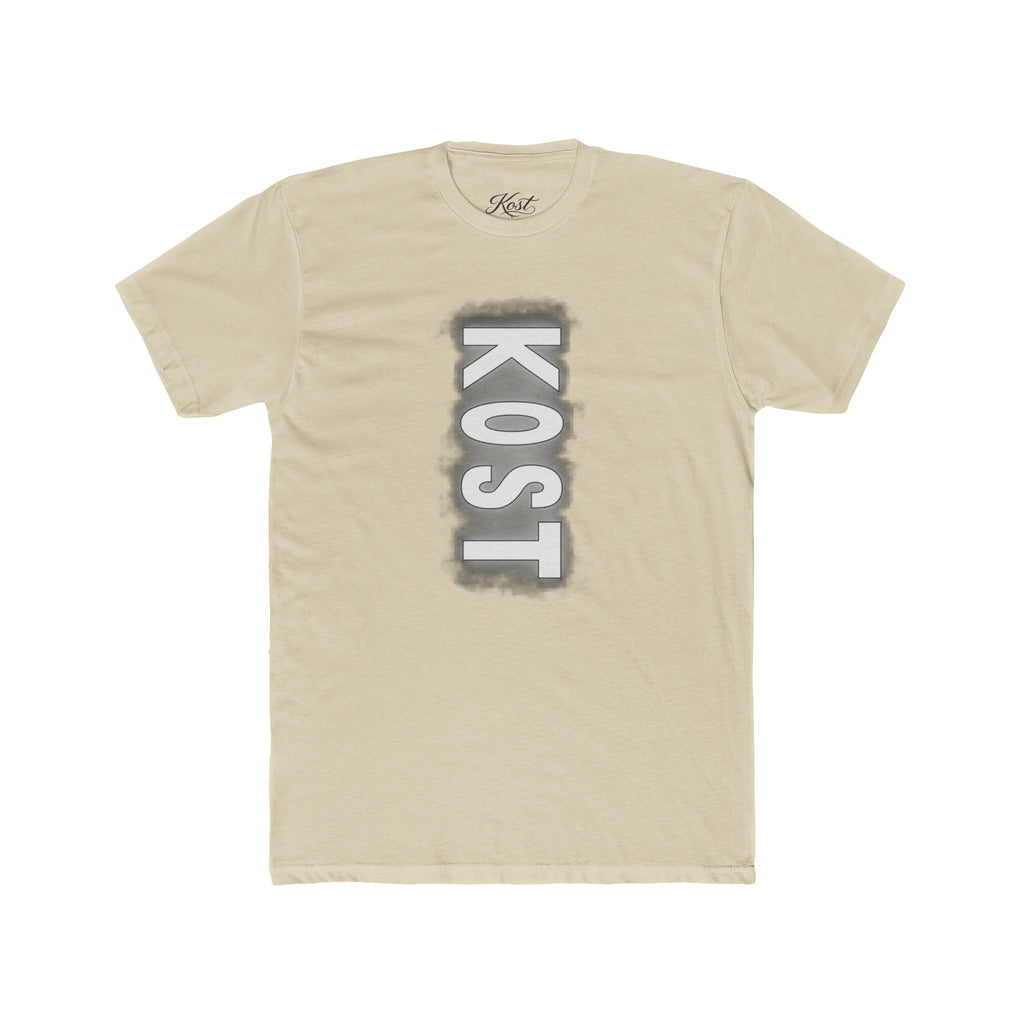 KOST Vertical Logo Tee — Grunge Vertical Graphic T-Shirt