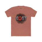Lost Distressed Graphic Tee — 'LOST' Red & Blue Vintage Smoke Design