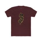 New Jersey Outline T-Shirt with 'KOP' Lettering – State Pride Tee