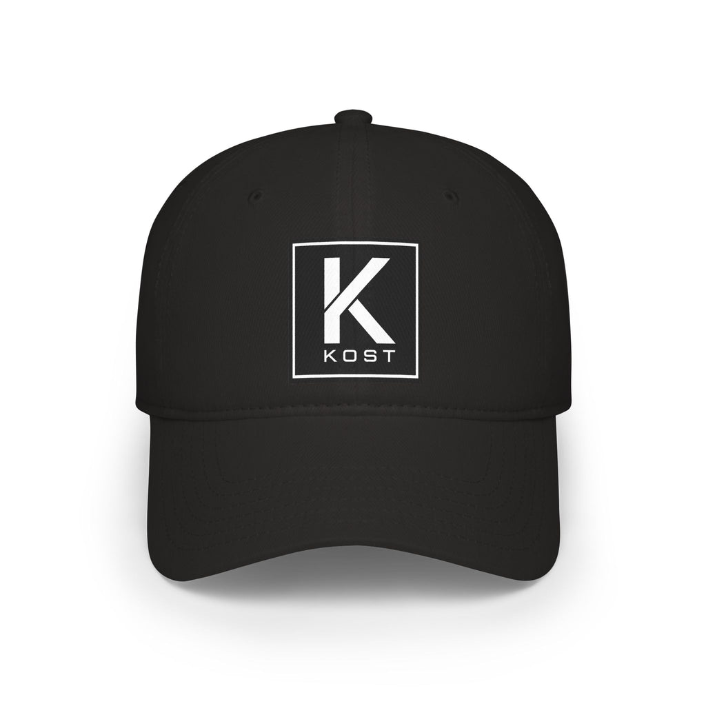 KOST Square Logo Baseball Cap – Low Profile Red Hat