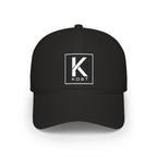 KOST Square Logo Baseball Cap – Low Profile Red Hat