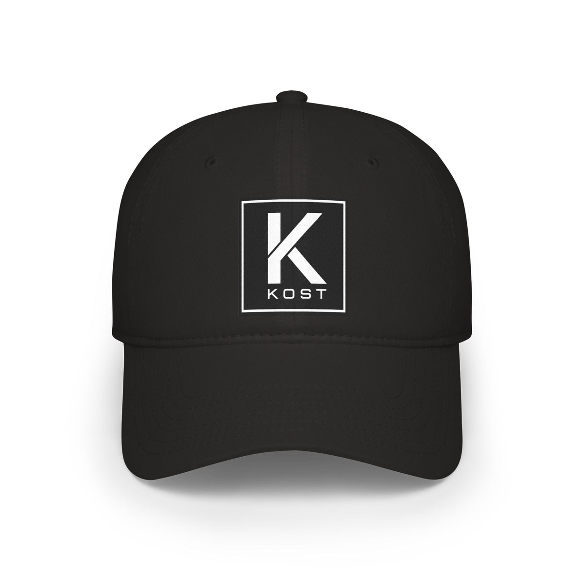 KOST Square Logo Baseball Cap – Low Profile Red Hat