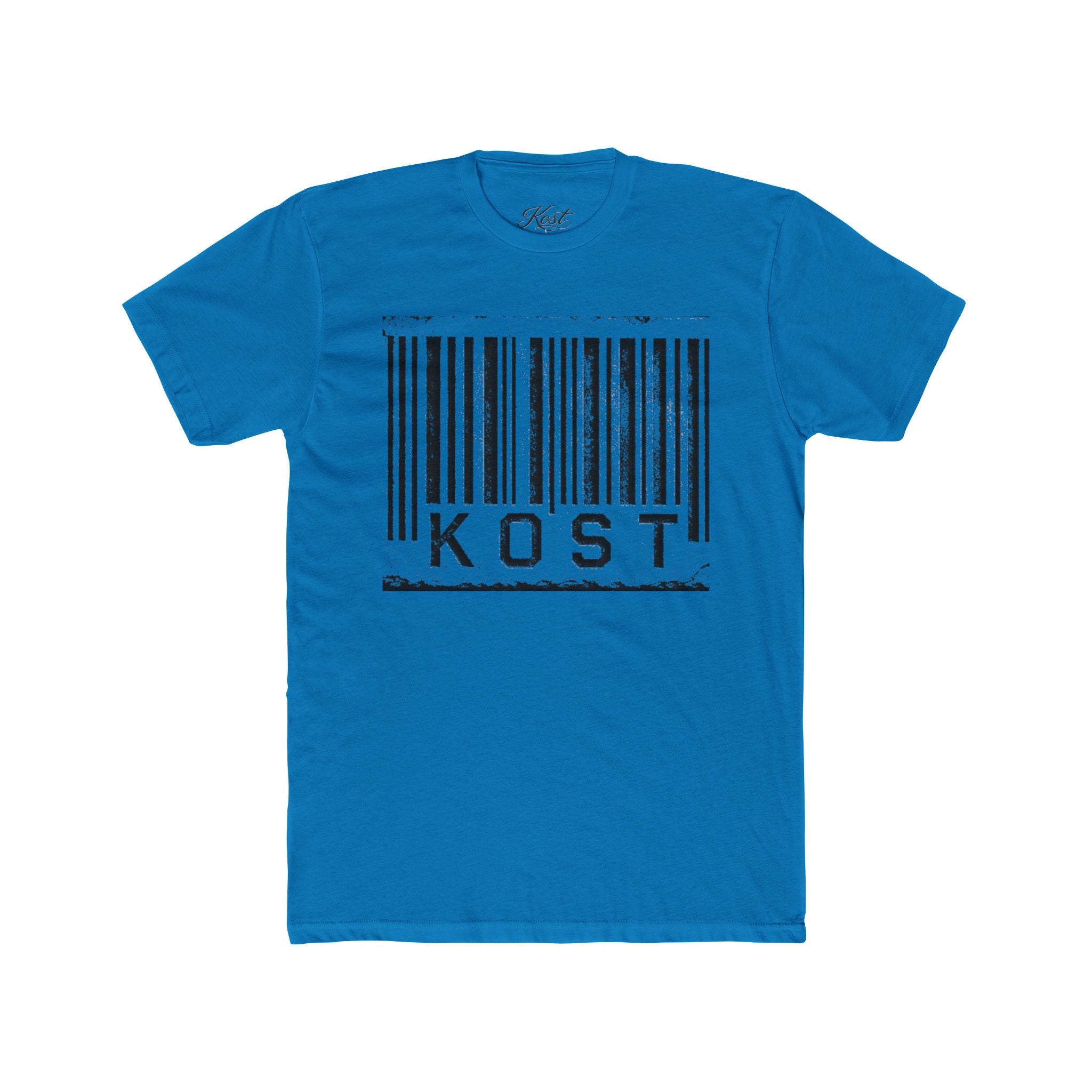 KOST Barcode Graphic Tee — Distressed Industrial Streetwear T‑Shirt