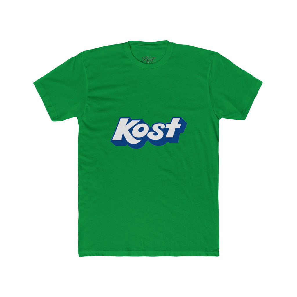 Kost Retro Logo Tee — Vintage Blue Graphic T-Shirt