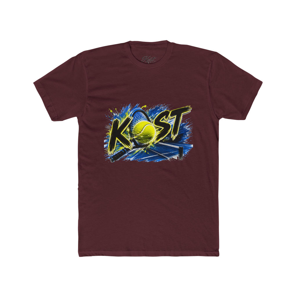 Tennis Graphic Tee — "KOST" Bold Tennis Ball Design